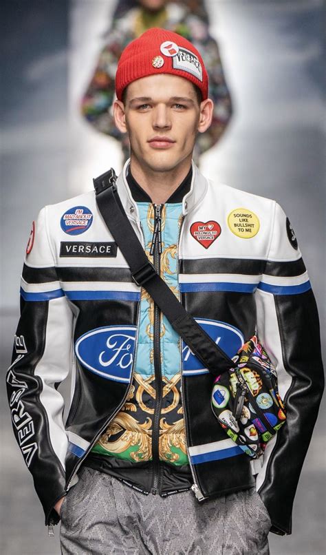 collezione versace ford|Versace debuts Ford collaboration at Milan Fashion Week.